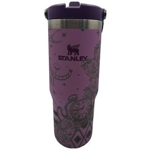 Stanley Engraved 30oz Tumbler Water Bottle Purple We're All Mad Here